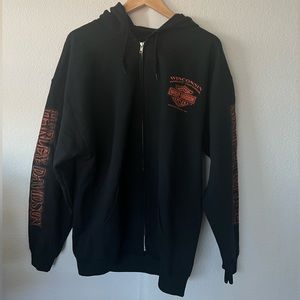 Harley-Davidson zip up sweater
